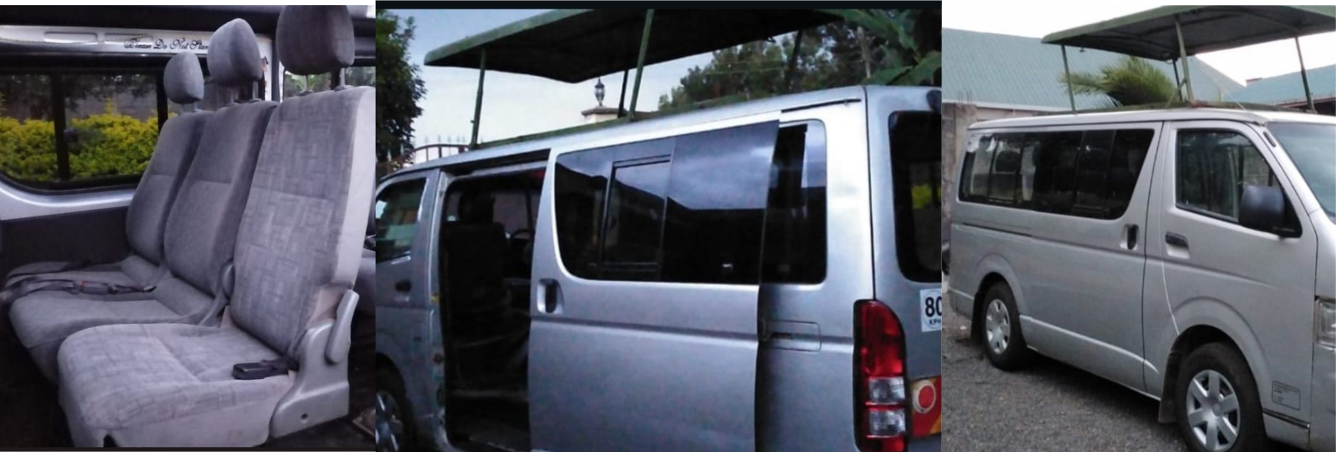 10 seater tour van for hire