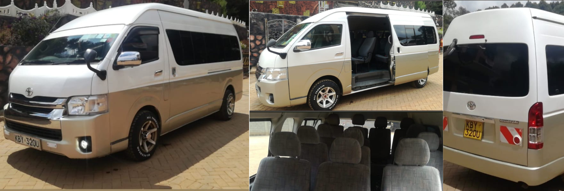 14 seater tour van for hire
