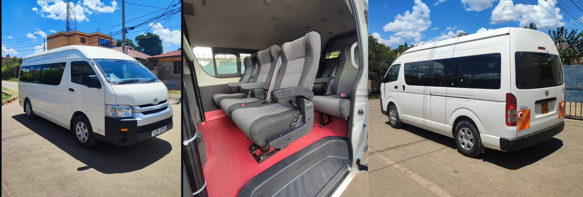 16 seater tour van for hire