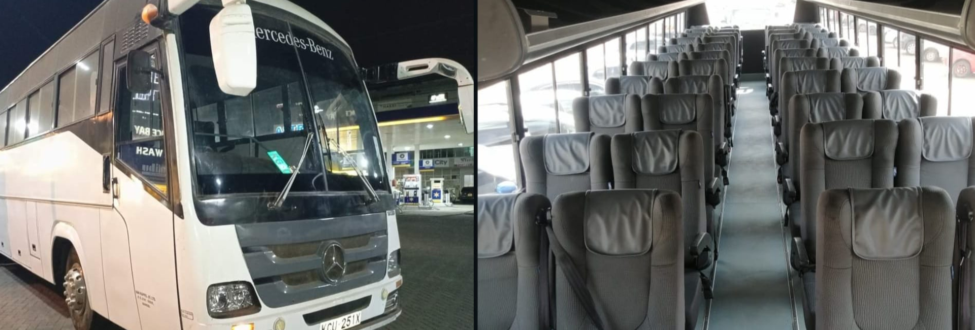 44 seater for hire