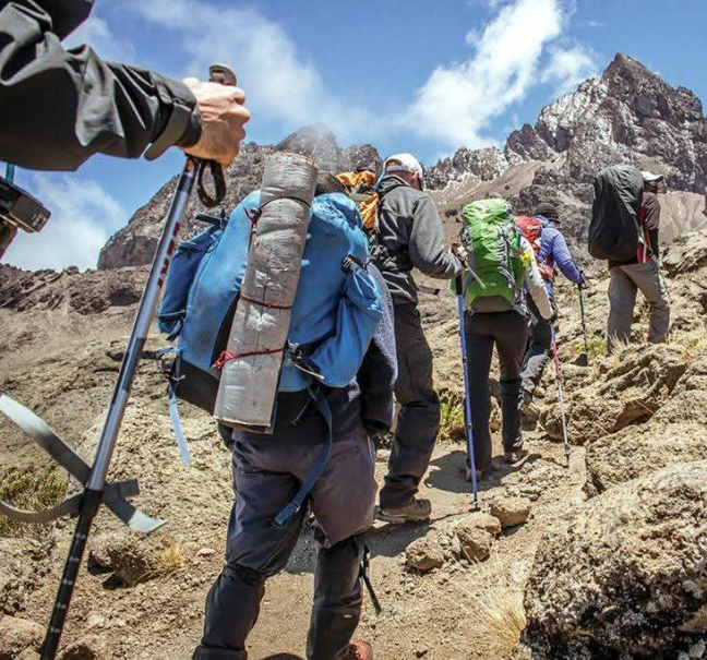 Climbing Mount Kenya